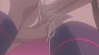 Anime babes fucked after masturbating