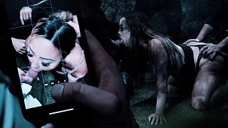 Asian Slut Gangbang – Japanese Girl With Big Tits Gets Used Like A Fuckdoll In The Woods Freeze Fuck